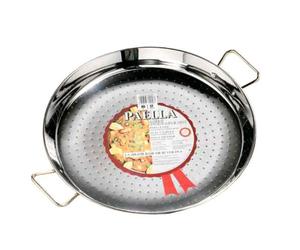 Garcima paellera inox 18-8 46 cm-12 raciones 2 asas 70046
