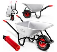 GARDEBRUK® de Obra Acero Galvanizado 100 L Carga 250 Kg Herramienta para Jardinería Construcción