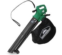 GARDEBRUK Soplador de Hojas Trituradora Aspirador 3en1 45L | Soplado 270km/h, 3000W, 13.2m³, Bolsa, Herramienta Jardinería, Sopladores Exteriores, Correa Hombro, Cremallera Vaciado