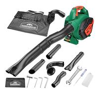 GARDEBRUK® Sopladora Aspiradora y Trituradora de Hojas Herramienta para Jardineria Multiuso 4en1