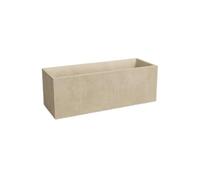 Garden Center Shop | Artevasi Jardinera Sydney 80 cm | Macetero Grande con Reserva de Agua | Doble Pared y Drenaje | Ideal Interior y Exterior | Diseño Resistente (Crema)