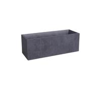 Garden Center Shop | Artevasi Jardinera Sydney 80 cm | Macetero Grande con Reserva de Agua | Doble Pared y Drenaje | Ideal Interior y Exterior | Diseño Resistente (Antracita)