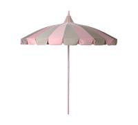 Garden Glory Sombrilla Garden Glory Pink-beige stripe