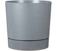 Garden Id Maceta redonda con depósito Gris puro Ø 47 - 43 L - H 46 cm