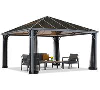 Garden Point gazebo Milos 4x4m con mosquitera