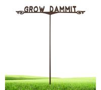 Garden Sign | Grow Dammit Garden Sign | Funny Gardens Art Decor
