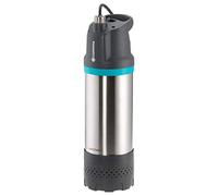 Gardena 01773-61 6100/5 - Bomba sumergible de presión automática (acero inoxidable), color plateado, negro y turquesa