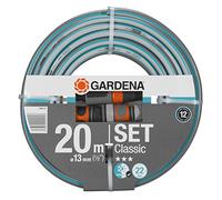 Gardena 18008-20 - Manguera de jardín (20 m, Por encima del suelo, Azul, Gris, 22 bar, 1,3 cm)