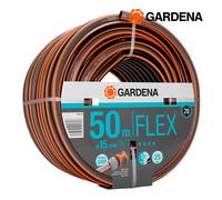 Gardena 18049-26 manguera de jardín 50 m negro, naranja