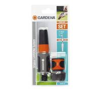 Gardena 18290-26 - Kit terminal de riego 19 mm Para manguera de Ø int. 19 mm. Contenido: 1 x 18214, 1 x 18300, Estándar, 22,3 x 10,6 x 4,5 cm