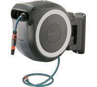 Gardena 18632-20, sistema de almacenamiento de manguera de pared RollUp XL (blanco), 35 metros
