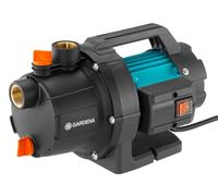 Gardena Bomba de jardín 3700/4 P Basic: bomba de riego caudal 3700 l/h, potencia 800W, duradera gracias al eje de acero inoxidable, carcasa de fundición, posibilidad de conexión de rociadores(9015-47)