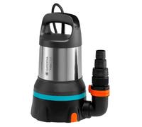 Gardena Bomba sumergible de aguas limpias 17000 aquasensor: bomba drenaje con innovador Aquasensor, caudal hasta 17 000 l/h, aspiración plana hasta 1 mm, sistema acoplamiento rápido, 750 W (09036-20)