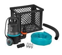 Gardena - Bomba sumergible para aguas residuales 9000, con kit de drenaje, 300 W 9041-20