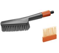 Gardena Cleansystem Juego de Lavado con Cepillo de Mano S Suave: para superficies delicadas y zonas estrechas, con flujo regulable, in arritas de champú para una limpieza eficaz (18860-20)