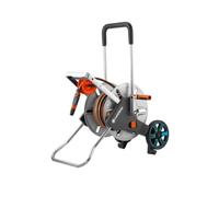 Gardena CleverRoll - Carro portamanguera CleverRoll M Easy, metálico, con manguera Flex y accesorios, 25 m 18547-20