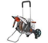 Gardena cleverroll m easy metal set: carro para manguera con 60 m de c
