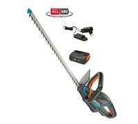 Gardena - Cortasetos a batería ComfortCut 60/18V P4A de 18 V, 60 cm, 1x Limpiador a batería P4A PBA 2,5 Ah, cargador 14731-20