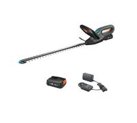 Gardena - Cortasetos inalámbrico EasyCut 55/18V P4A de 18 V, 55 cm, 1 batería de iones de litio de 2,0 Ah, cargador 14735-20