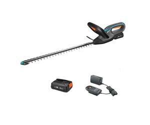 Gardena - Cortasetos inalámbrico EasyCut 55/18V P4A de 18 V, 55 cm, 1 batería de iones de litio de 2,0 Ah, cargador 14735-20