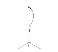 Gardena Ducha de Jardín Trio Gardena 220 cm con Dos Tipos de Chorro, Cabezal Desmontable, Altura Regulable y Base en Trípode Silver plated 115x6x21cm.
