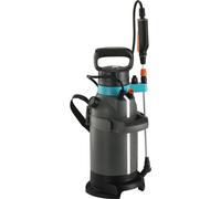 GARDENA EasyPump 5L: Pulverizador a presión inalámbrico, recargable, con manguera extensible y mango ergonómico