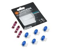 Gardena Conectores y bornes 4089-20, soporte para cable perimetral, 6 conectores + 2 bornes