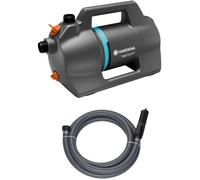 Gardena Kit de bomba de riego superficial silenciosa 5000 con equipo de succión