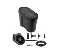 Gardena Kit de riego solar AquaBloom 13301-20 – con depósito para hasta 20 plantas de balcón