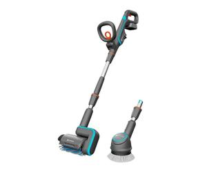 Gardena - Limpiador multifuncional a batería de 18V AquaBrush 04/18V P4A, con accesorios, 1 batería de 2,5 Ah, cargador 14842-20