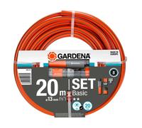 Gardena - Manguera de jardín Basic 13 mm, con accesorios, 20 m 18970-29