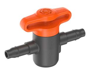 Gardena Micro-Drip-System - Válvula reguladora y de cierre 4,6 mm, 2 uds 13217-20