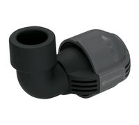 Gardena Pieza en L del sistema de aspesores: pieza de conexión en el extremo de la tubería, para conector flexible «outline» del aspersor emergente, rosca interna de 25 mm x 3/4 pulgada (02784-20)