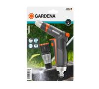 Set de boquilla de limpieza Premium de Gardena: robusta boquilla de limpieza y pieza de conexión con conector stop (18306-20)