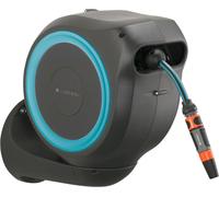 Gardena RollUp S: Carrete para manguera con manguera integrada, 15 metros