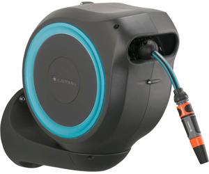 Gardena RollUp S: Carrete para manguera con manguera integrada, 15 metros