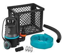 Gardena Bomba sumergible para aguas residuales 9000 9041-20 300 W con kit de drenaje