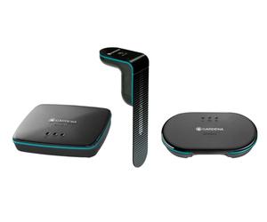 Gardena Smart System - Conjunto de unidad central Smart, gateway y sensor de humedad del suelo 19210-20