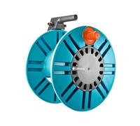 Gardena Soporte Portamanguera de Pared Gardena Classic 60 con Conexión para Grifo, Dispositivo Antigoteo y Asa de Transporte Blue