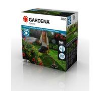 Gardena Sprinklersystem Set de inicio Pipeline: Juego completo para empezar con el sistema de tuberías, extracción de agua por toda la casa y el jardín, montaje subterráneo (08270-20)