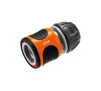 GARDENA System - Conector Rápido Stop para Mangueras de 1/2" y 5/8" Anti UV