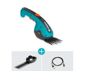 Gardena - Tijeras inalámbricas para césped y arbustos ClassicCut Li 3,6V, batería integrada, cargador incluido 9885-20