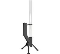 Gardenflare 10026, Chimenea de pie, Cerrada, Para pellets, Negra, Transparente, Para exteriores, Vidrio