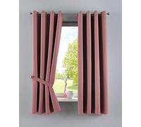 Gardinenbox Newyork 201920600-2 - Cortinas Opacas (2 Unidades, 160 x 140 cm), Color Rosa