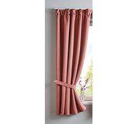 Gardinenbox Newyork 202020610 - Cortina Opaca con Trabillas Ocultas (160 x 140 cm), Color Rosa