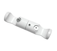 Gardinia 11273 de techo soporte adaptador para cortineros, Serie Chicago, diámetro 20 mm, blanco