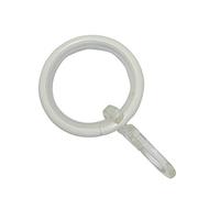 Gardinia Anillas para Cortinas, Metal, Blanco, 16-19 mm