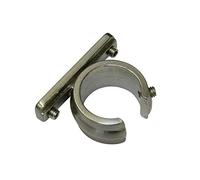 Gardinia - Anillo Adaptador Universal para Soporte de 20 mm de diámetro, Aspecto de Acero Inoxidable, Acero, 2 Unidades