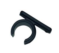 Gardinia - Anillo Adaptador Universal para Soportes de 16 mm de diámetro, Acero, Color Negro Mate