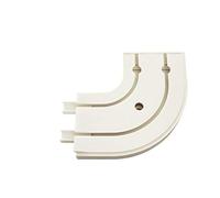 GARDINIA Arco redondo GE2 con pieza final blanca 13.5/13.5 cm, 1 par, 13.5/13.5 cm, 2
